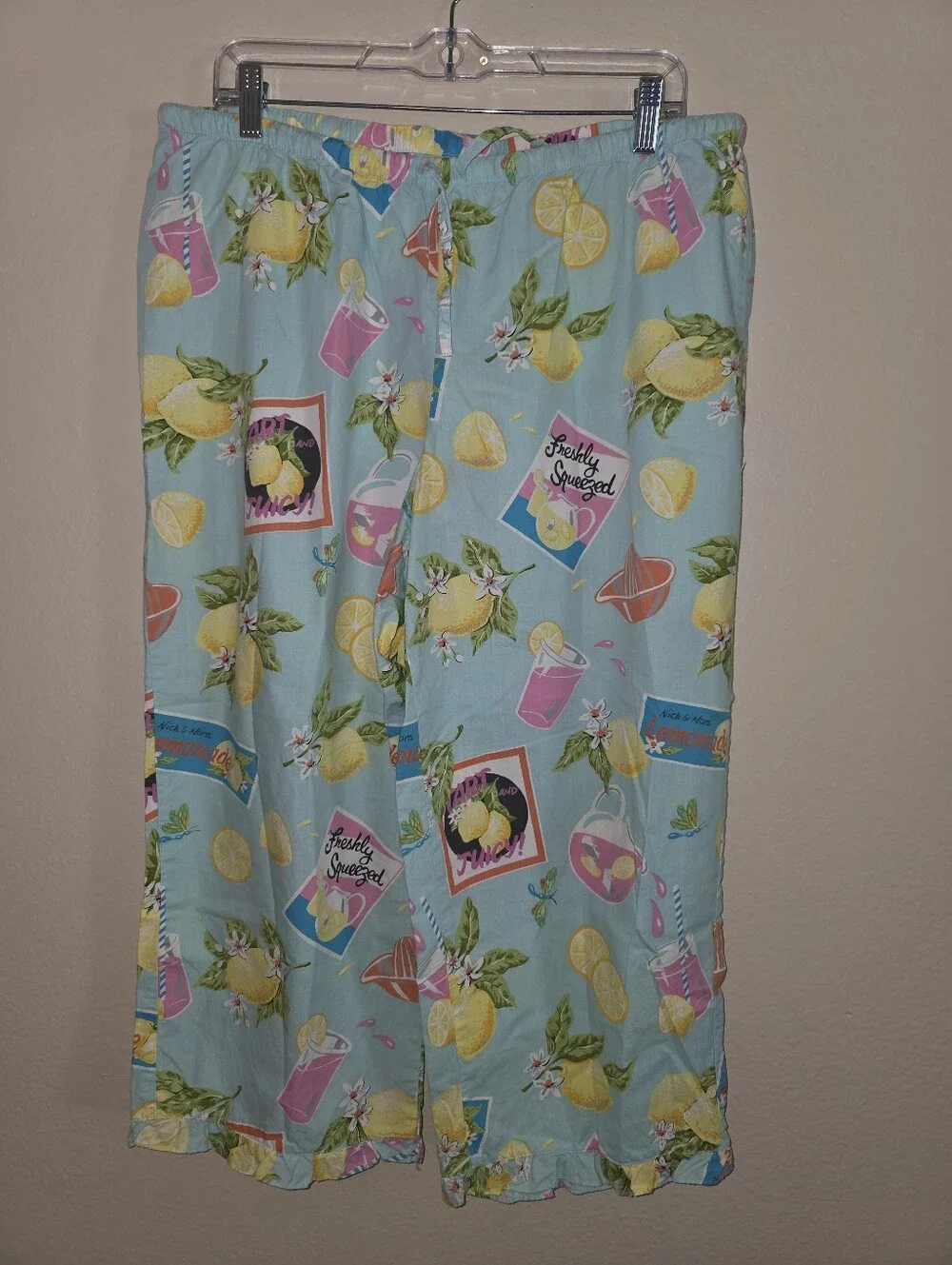 Nick & Nora - Lemonade Pajama Bottoms Size Large - Picture 1 of 5